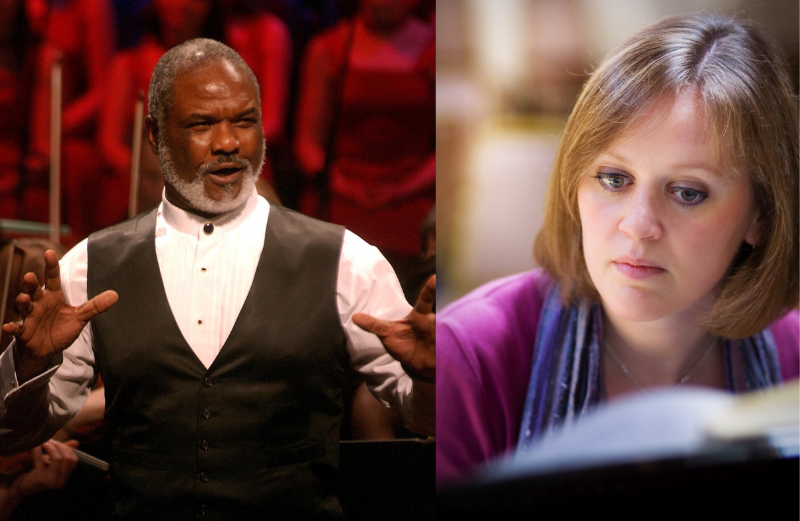 Sir Willard White and Anna Tilbrook